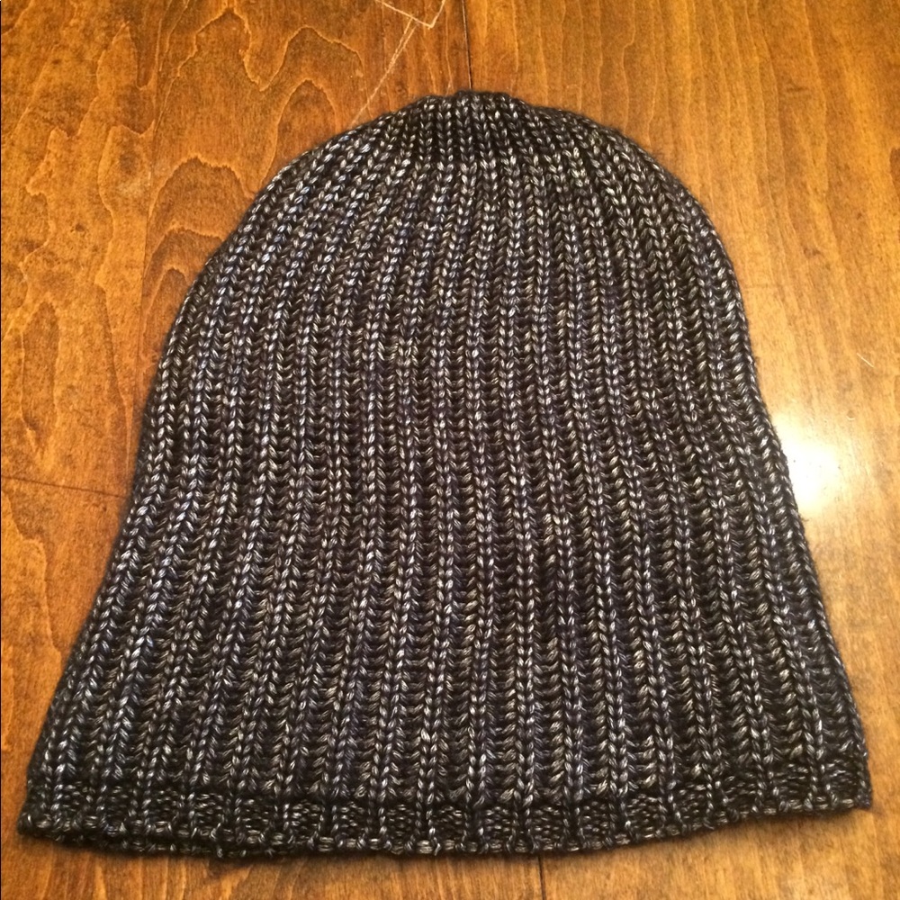 Black and Silver Apt.9 Beanie